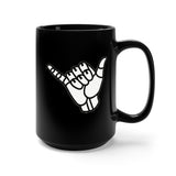 Miniman Kitesurf Black Mug 15oz