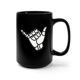 Miniman Surf Black Mug 15oz