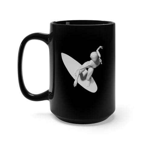 Galatea Surf 1 Black Mug 15oz