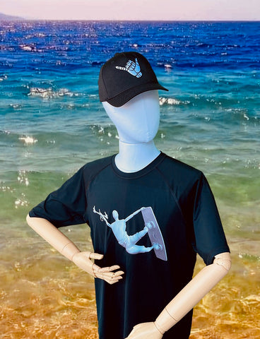 Black Short Sleeve Water Sport