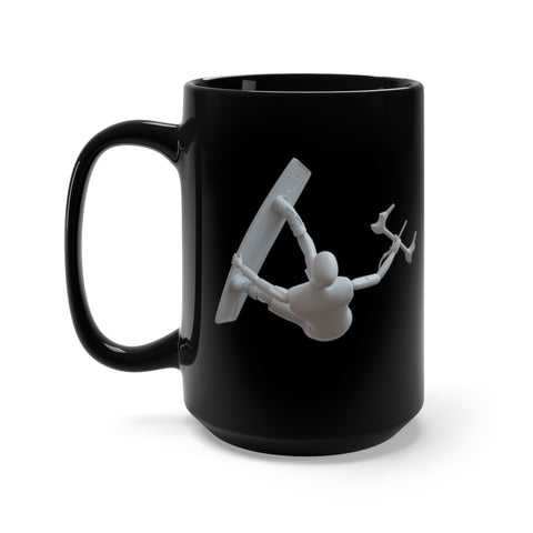 Miniman Slider Black Mug 15oz